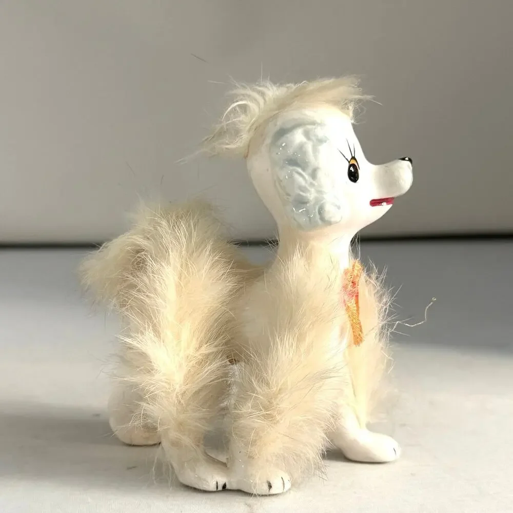 Vintage 1950’s ceramic poodle figurine made in Japan - Picture 6 of 12